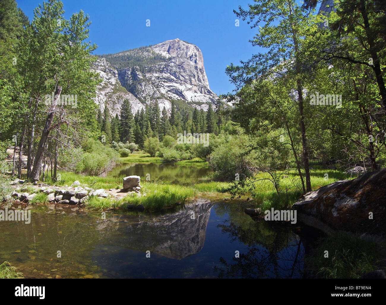 Mirror Lake Yosemite, Banque D'Images