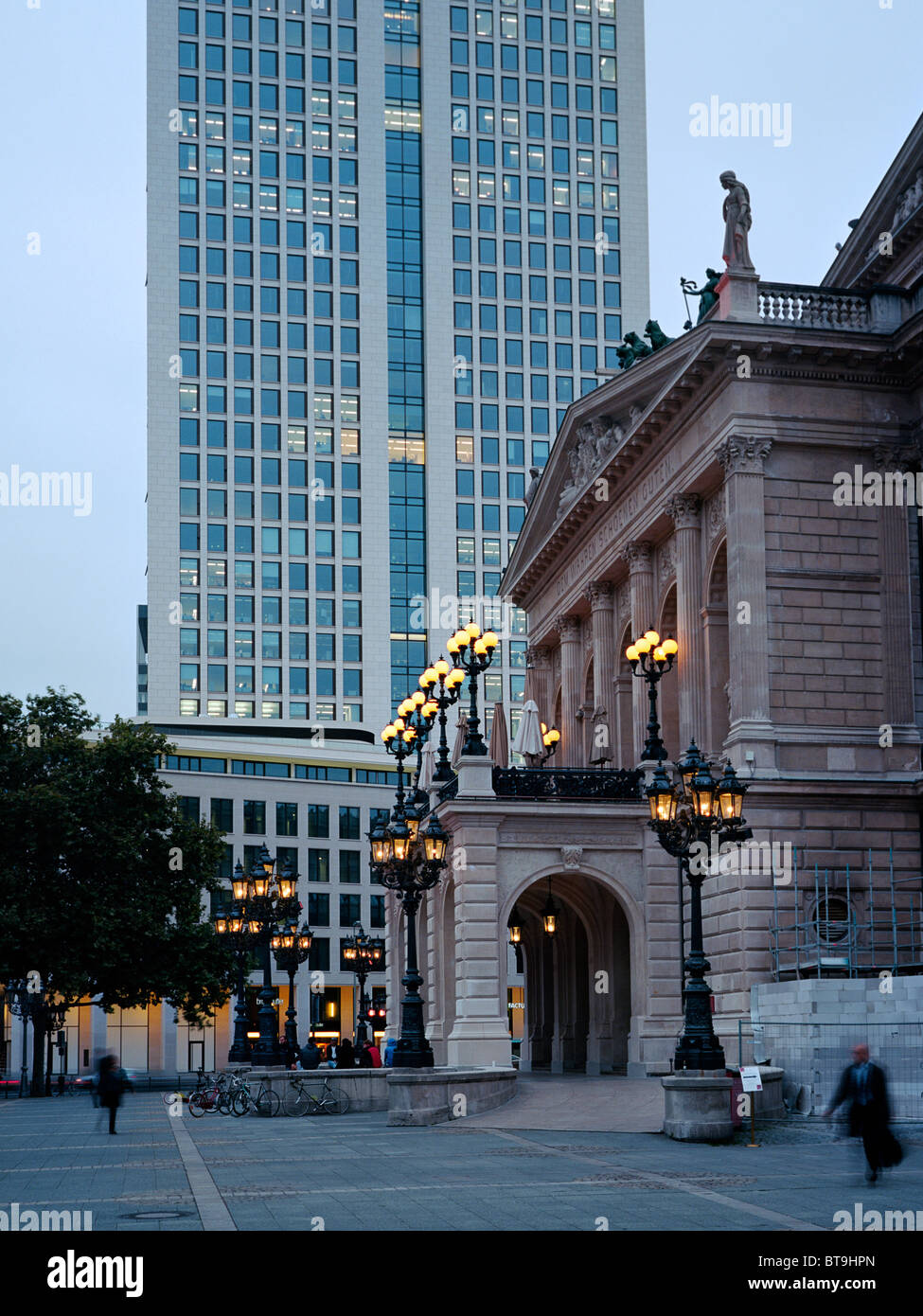 L'Alte Oper de Francfort Banque D'Images