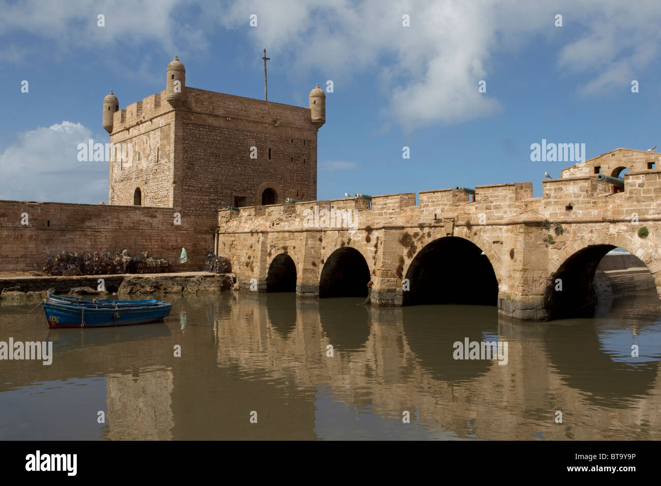 Le fort historique,Essaouira,Maroc,l'Afrique du Nord Banque D'Images