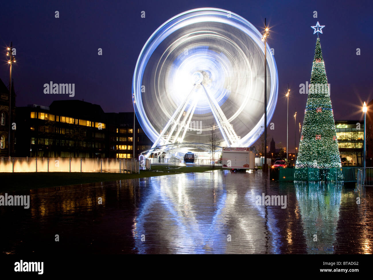 La Grande Roue à Middlesbrough Décembre 2009 Banque D'Images