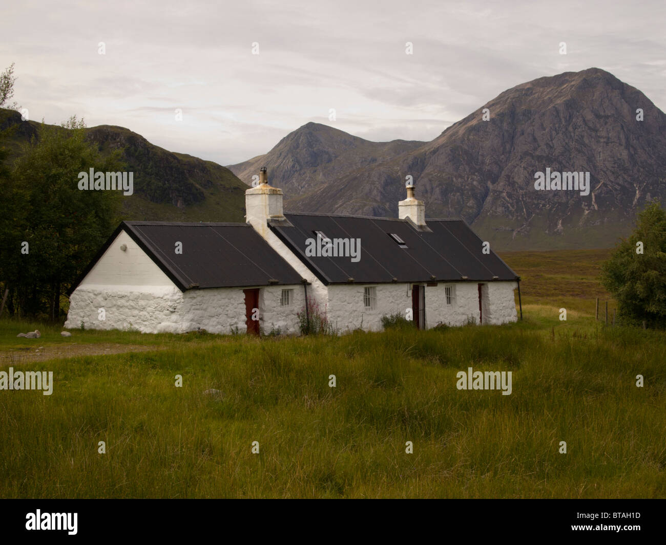 Maison de campagne près de Glencoe Ecosse Banque D'Images