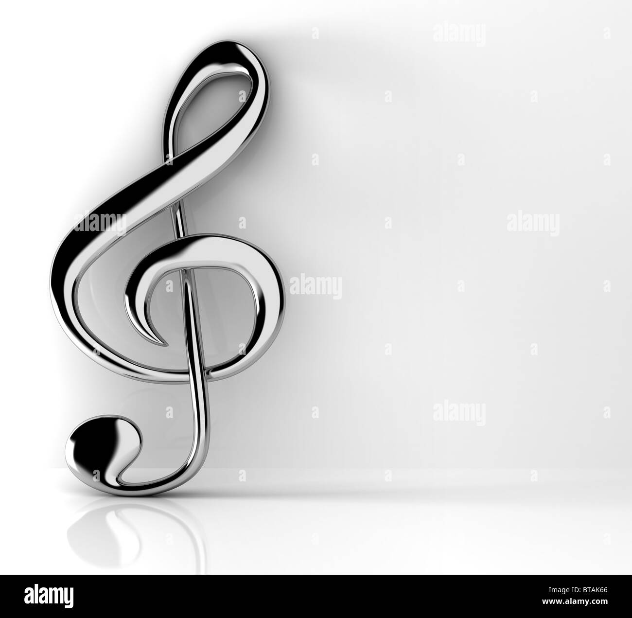 Clé de sol Banque D'Images