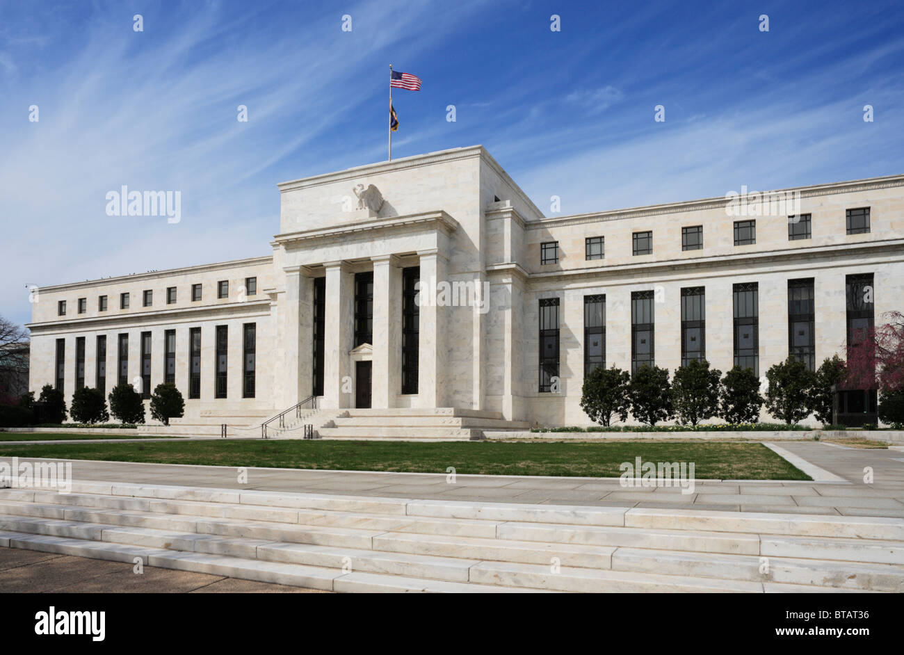 Le quartier général de la Réserve fédérale des Etats-Unis, Washington, DC. Banque D'Images