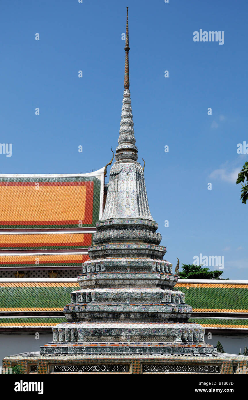 Wat Arun Temple de l'aube d'Ayutthaya Bangkok Thaïlande Chedi de style Khmer prang Banque D'Images