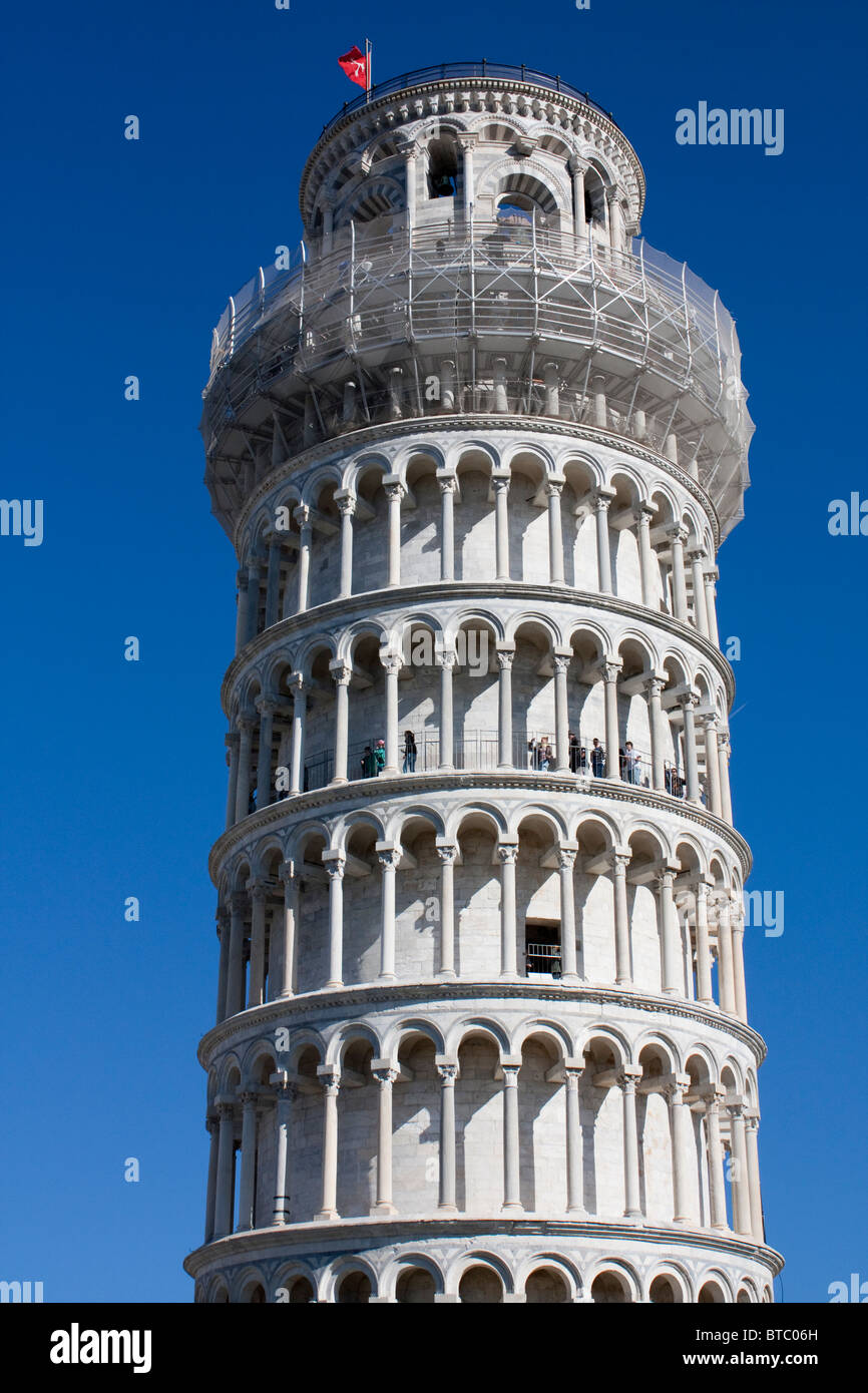 La Tour de Pise Italie Banque D'Images