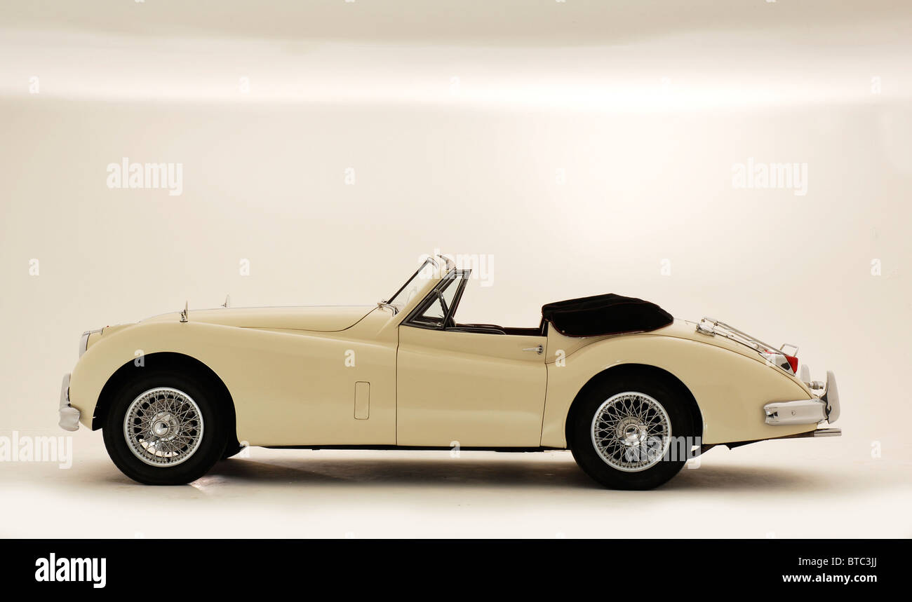 1955 Jaguar XK140 Banque D'Images