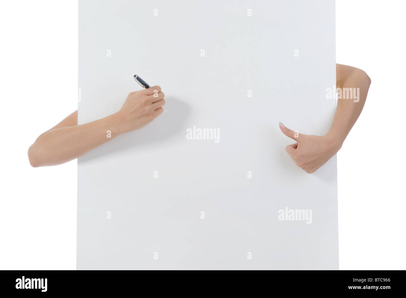 L'espace publicitaire Banque D'Images