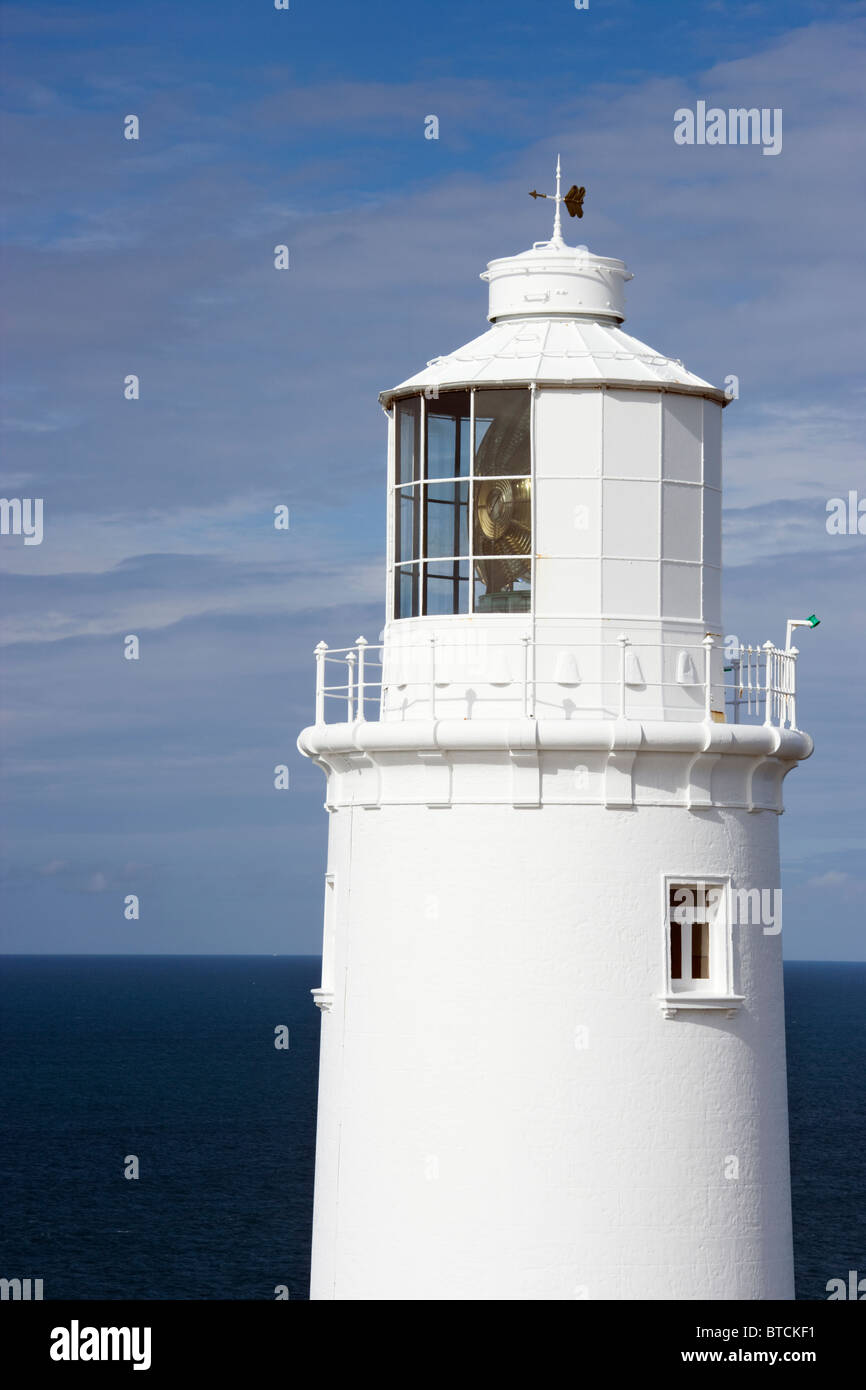 Trevose Head Lighthouse, Cornwall, UK. Banque D'Images