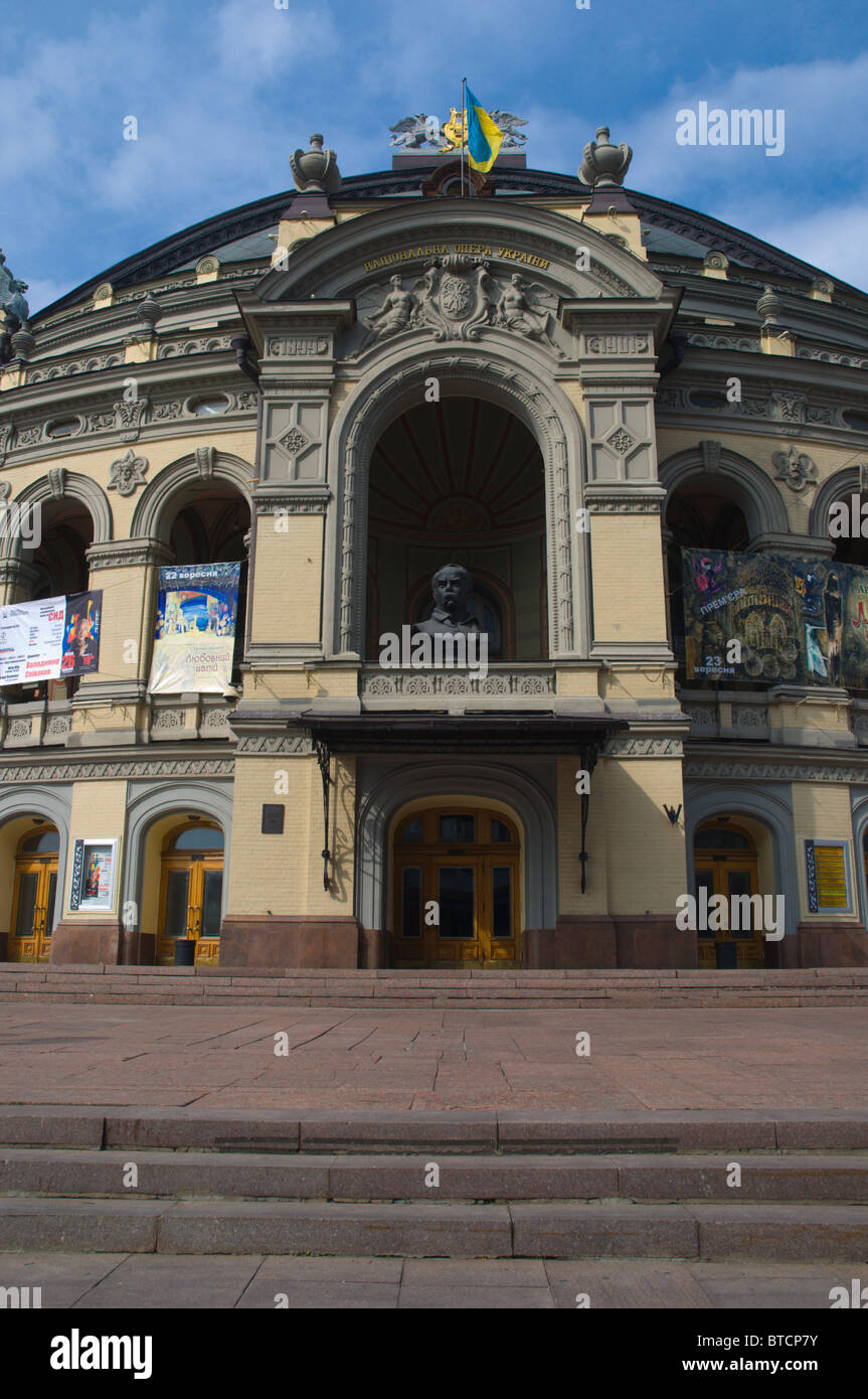 L'Opéra Nationale Taras Shevchenko de Kiev Ukraine Europe centrale Banque D'Images
