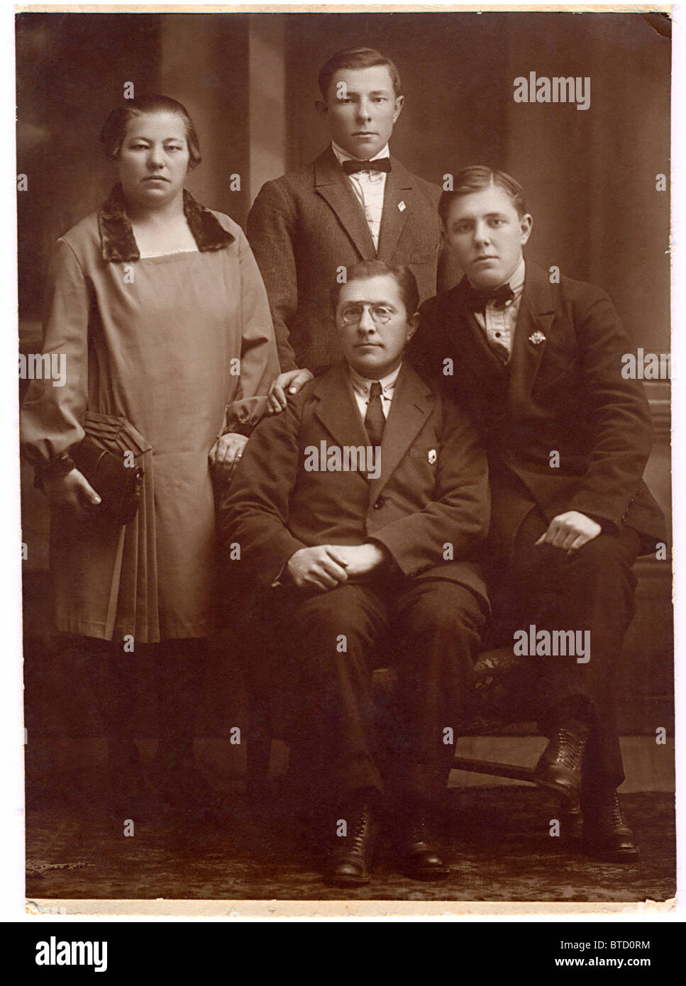 Vieille photo de ma propre collection Banque D'Images