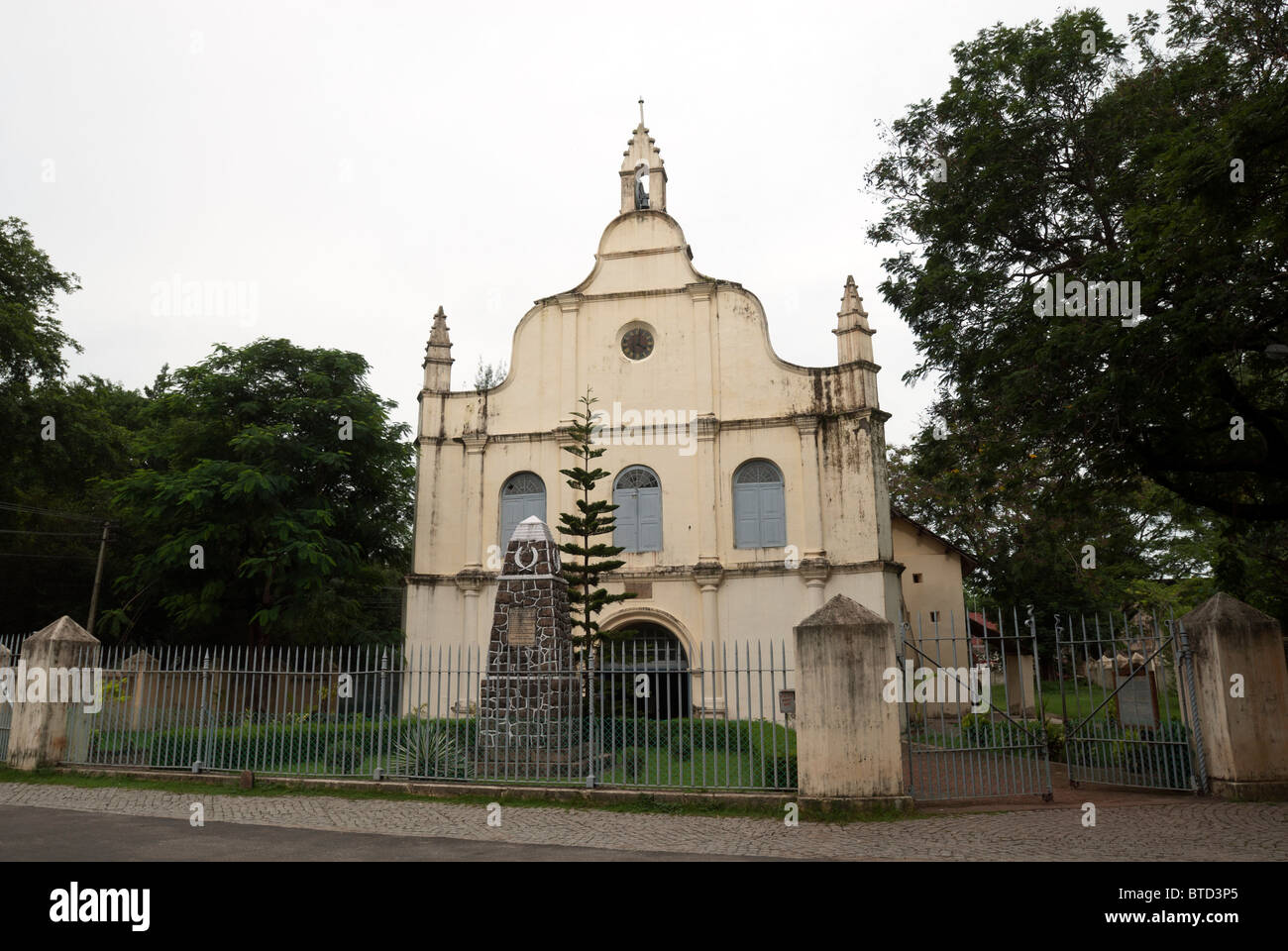 Saint François, l'église de CSI à Kochi, Cochin, Kerala construit en 1503, est la plus ancienne église européenne de l'Inde. Banque D'Images