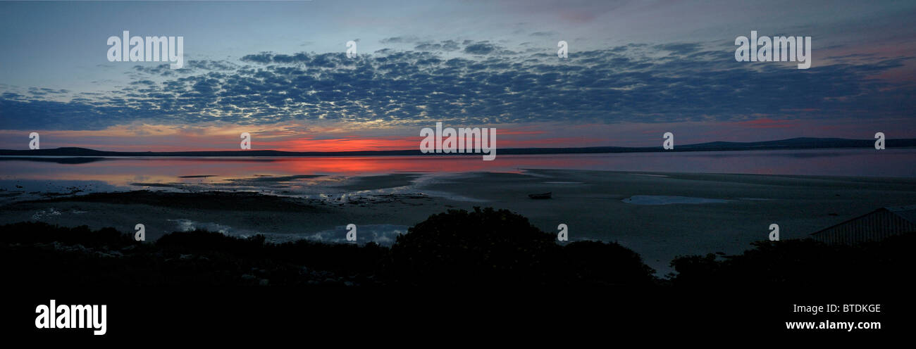 Lever du soleil à Churchaven Lagoon Banque D'Images