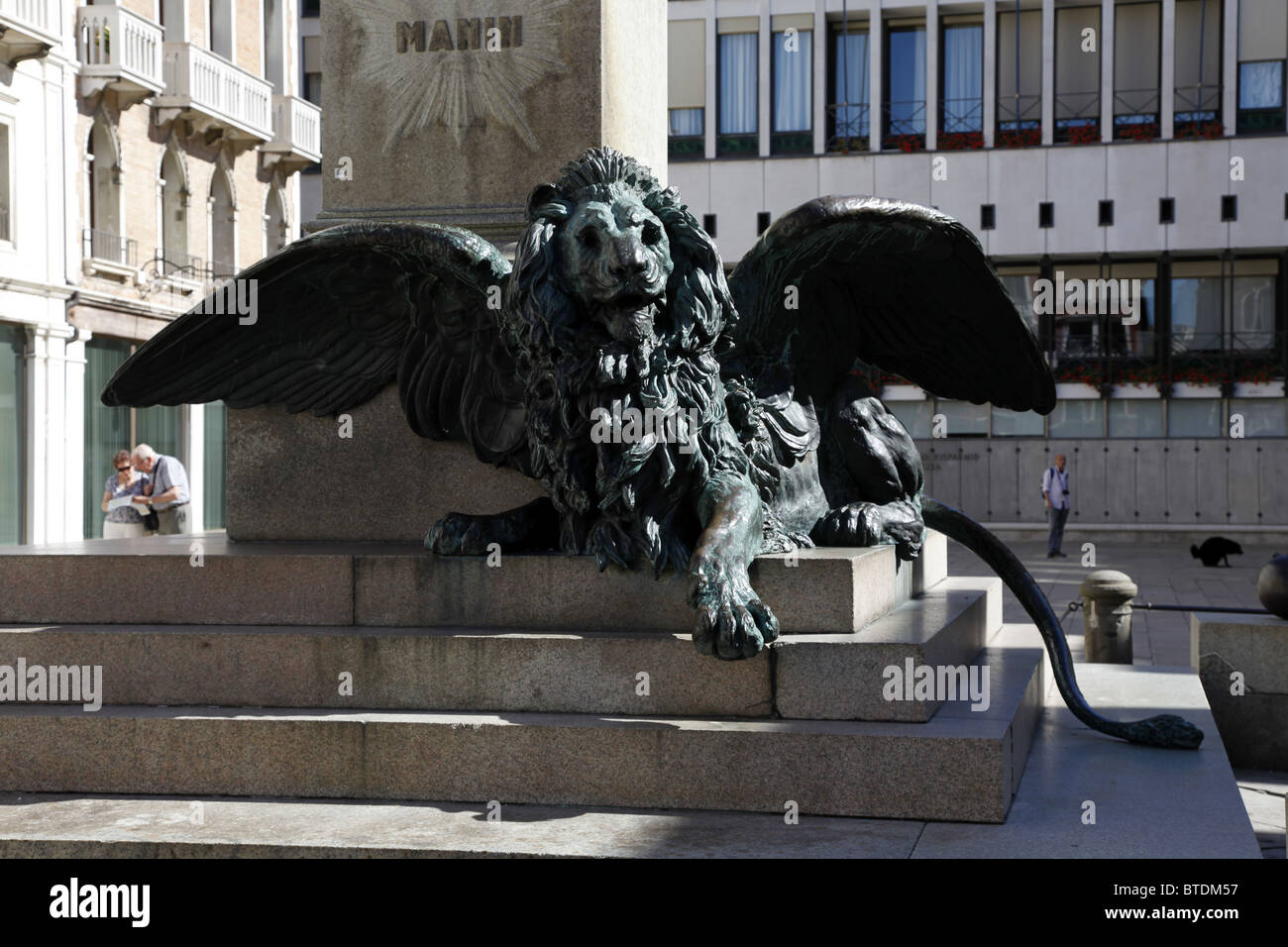 LION DE BRONZE Venise Italie Venise Italie Venise ITALIE 11 Septembre 2010 Banque D'Images