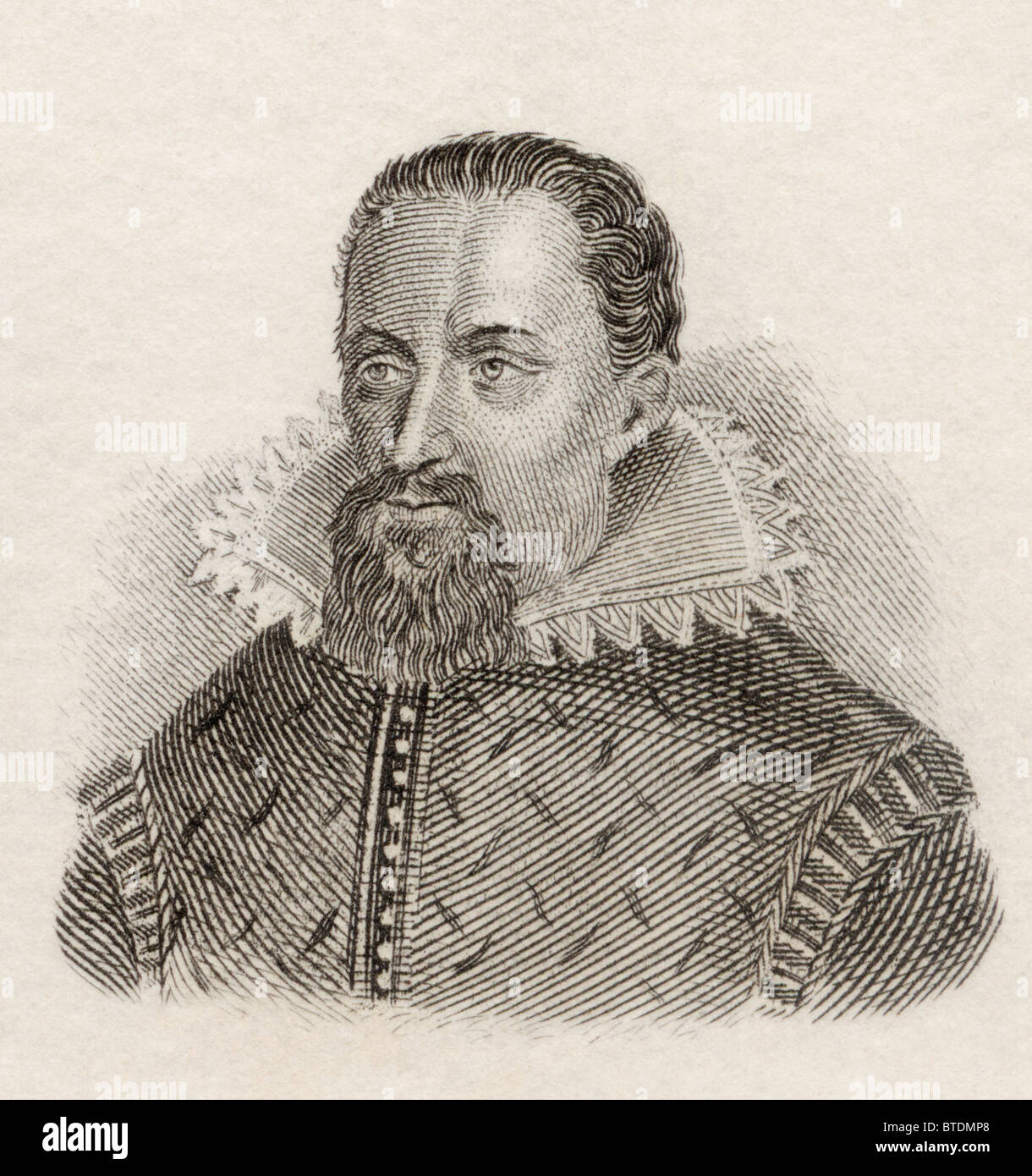 Johannes Kepler, 1571 à 1630. Mathématicien, astronome et astrologue. Banque D'Images