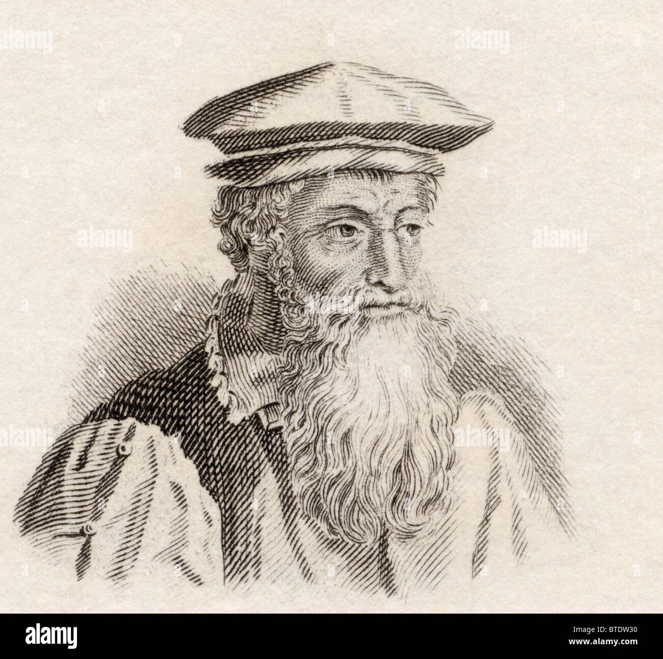 Gerardus Mercator, 1512-1594. Cartographe flamand. La projection de Mercator est nommé d'après lui. Banque D'Images