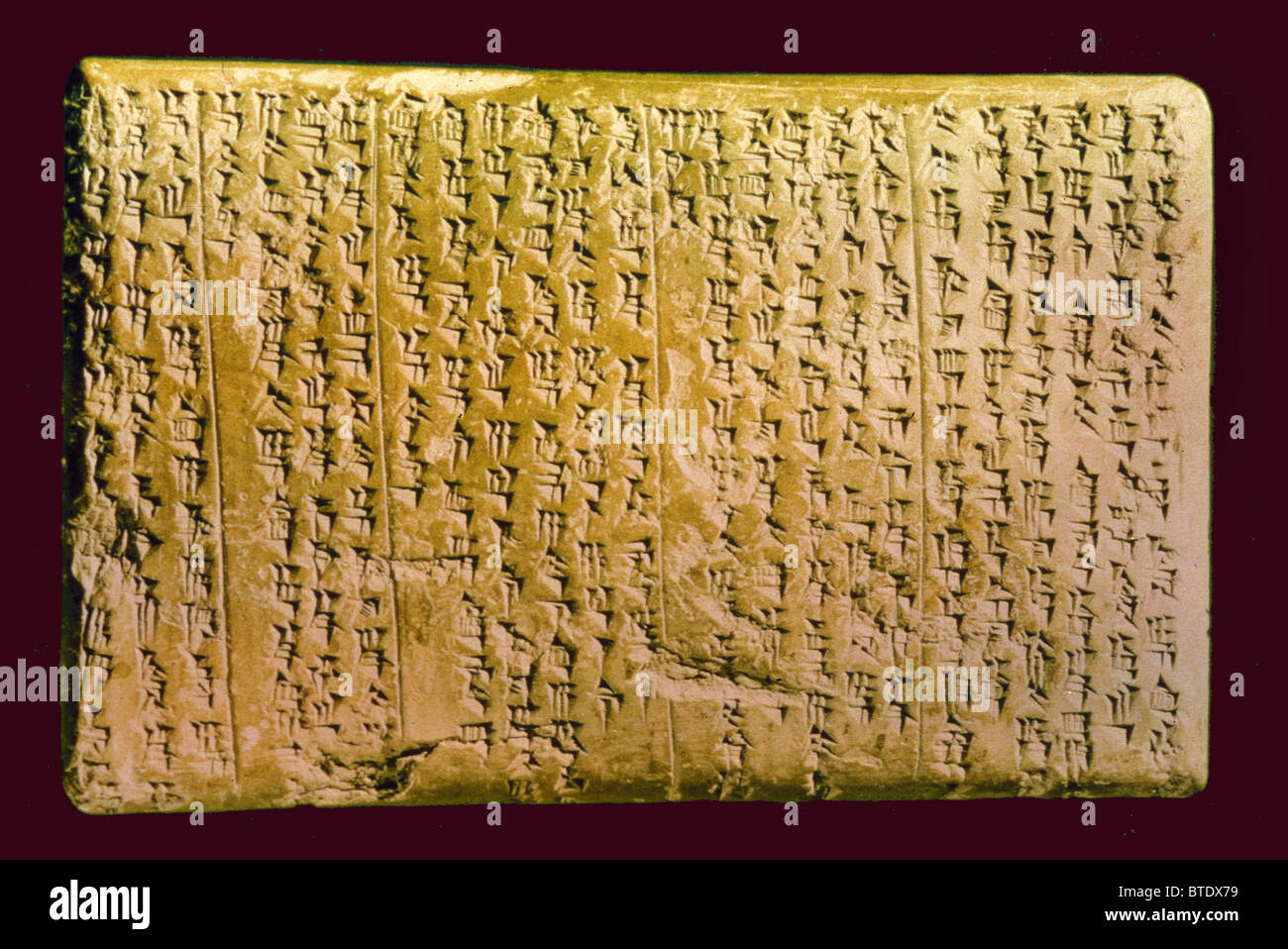 5359. Dire à El-Amarna est ancienne Akhetaton, la capitale d'Amenhotep IV (ch. 1352 - 1338) sur la rive est du Nil entre Thèbes Banque D'Images