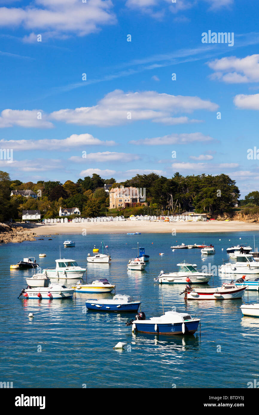 Port Manech, Finistère, Bretagne, France, Europe Banque D'Images