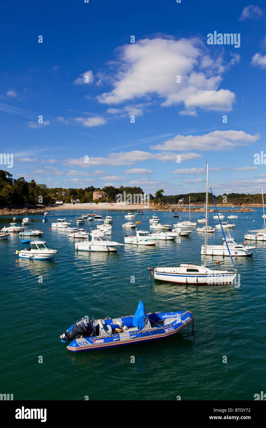 Port Manec'h, Finistère, Bretagne, France, Europe Banque D'Images
