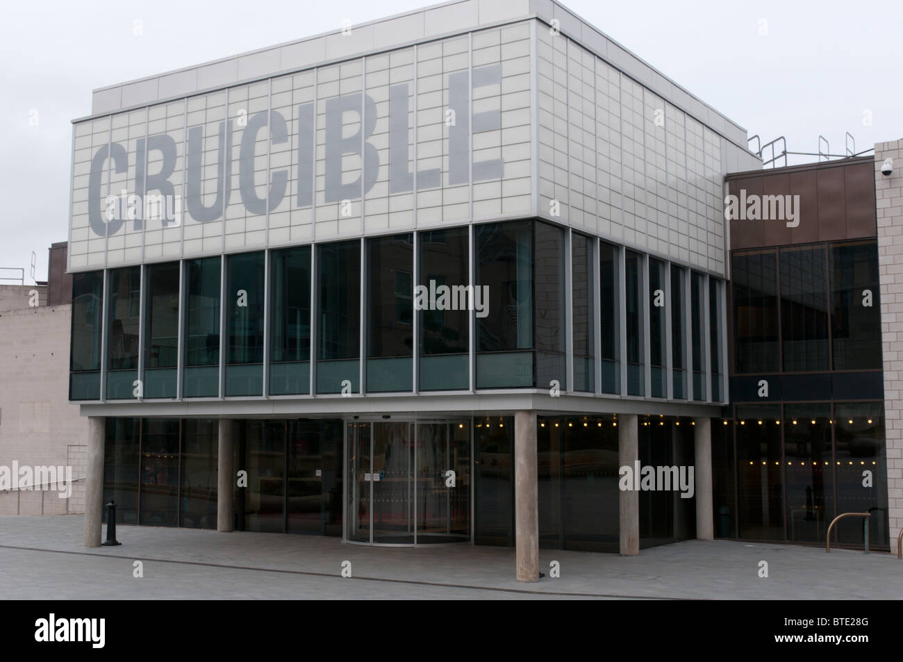 The Crucible Theatre, Sheffield, South Yorkshire, Angleterre Banque D'Images
