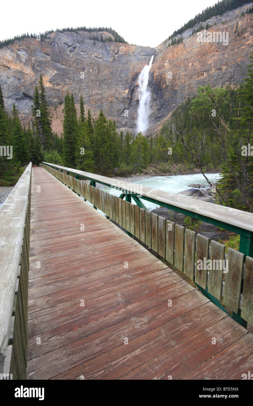 Les chutes Takakkaw à Yoho National Park (Colombie-Britannique) Banque D'Images