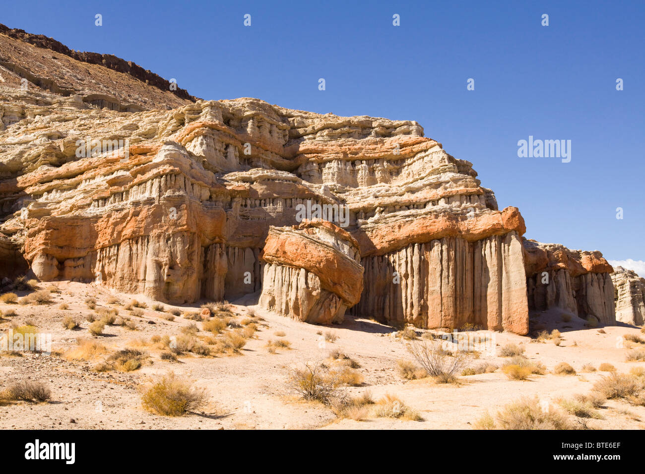 Red Rock Canyon State Park rock formations - California USA Banque D'Images