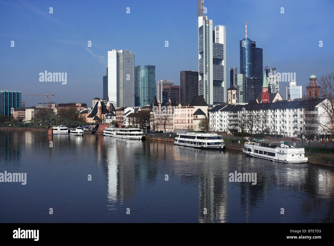 La ville de Francfort, Allemagne Banque D'Images