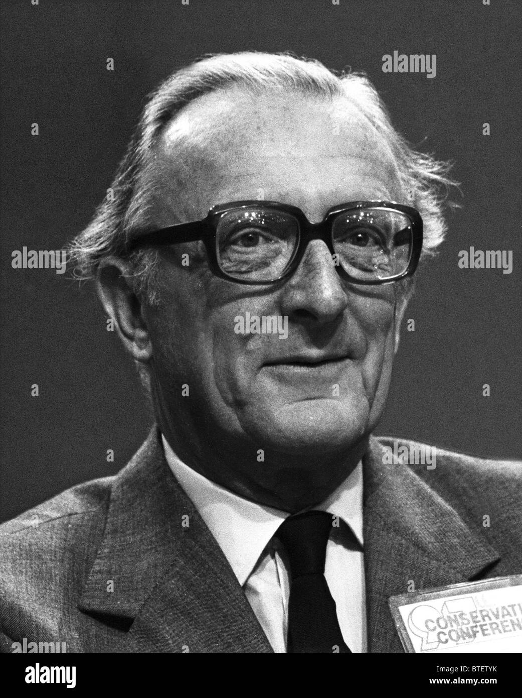 Lord Carrington est un politicien conservateur et a servi comme Secrétaire aux affaires étrangères de 1979 à 1982 Banque D'Images