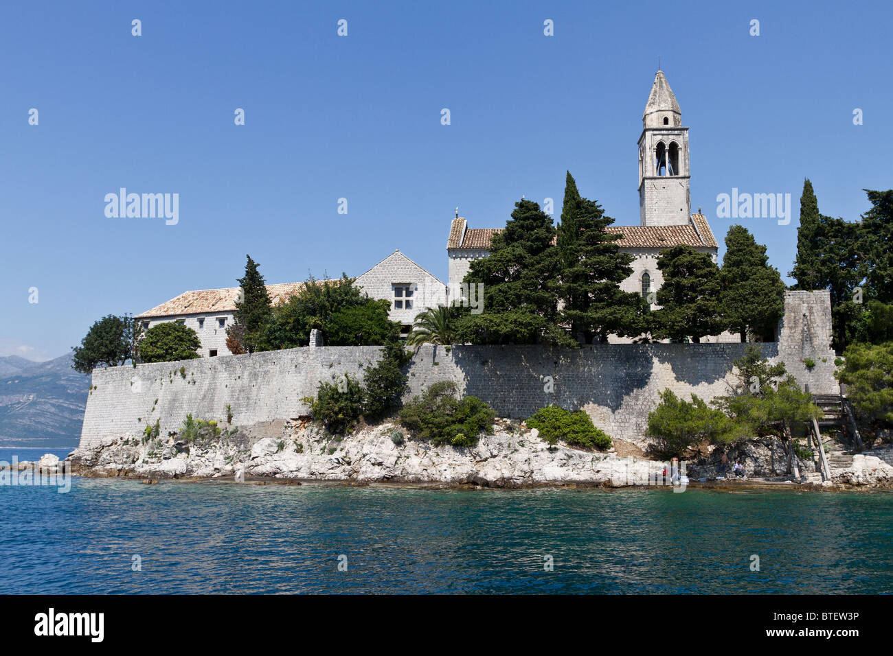 L'île de Sipan, Croatie Banque D'Images