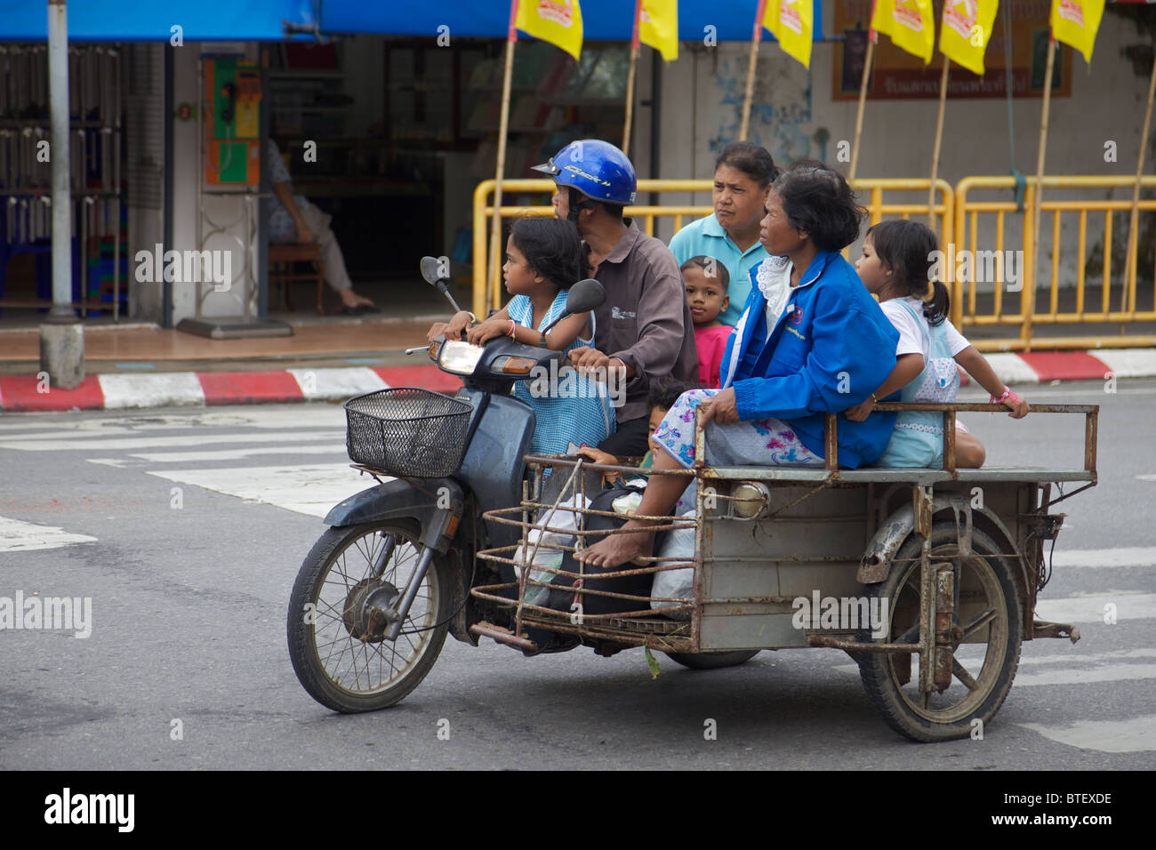 Une sortie en famille à Phuket, Thaïlande Banque D'Images