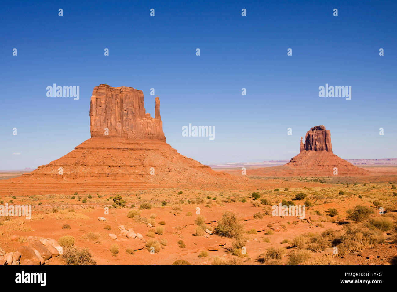 Monument valley rock formation - Utah USA Banque D'Images