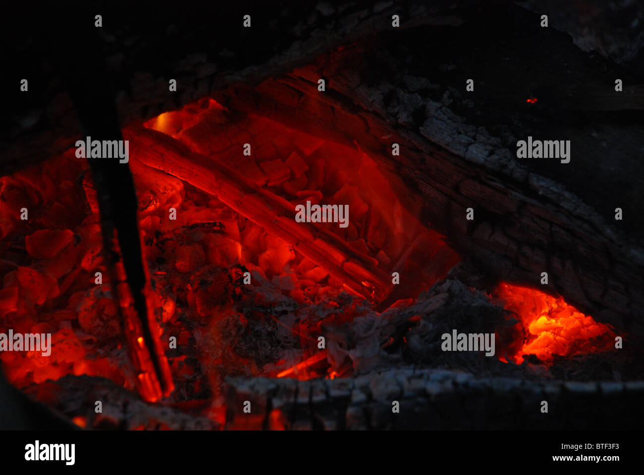 Feu de camp Banque D'Images