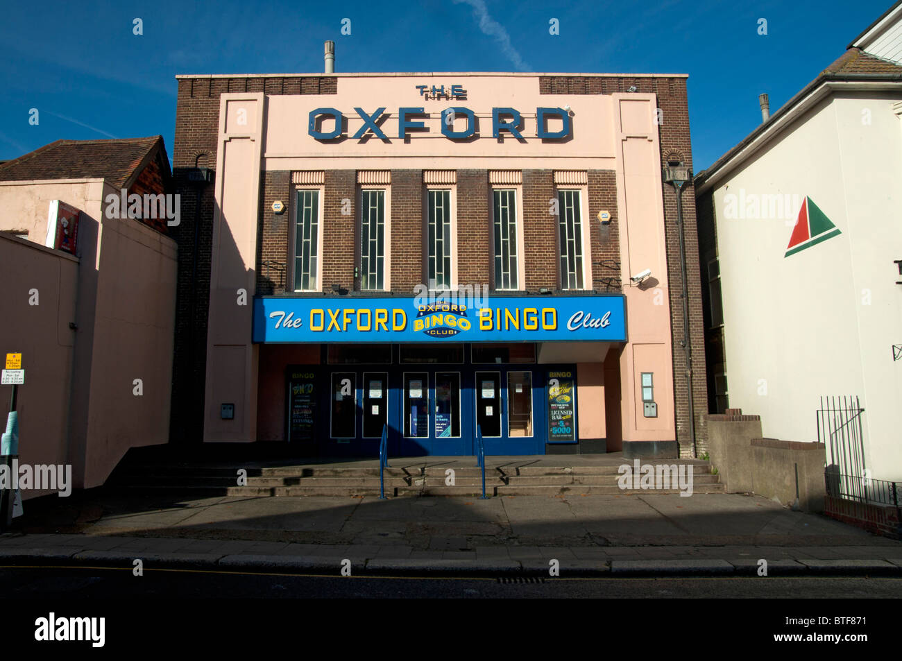 Oxford Cinéma et salle de bingo whitsable Kent England uk Banque D'Images