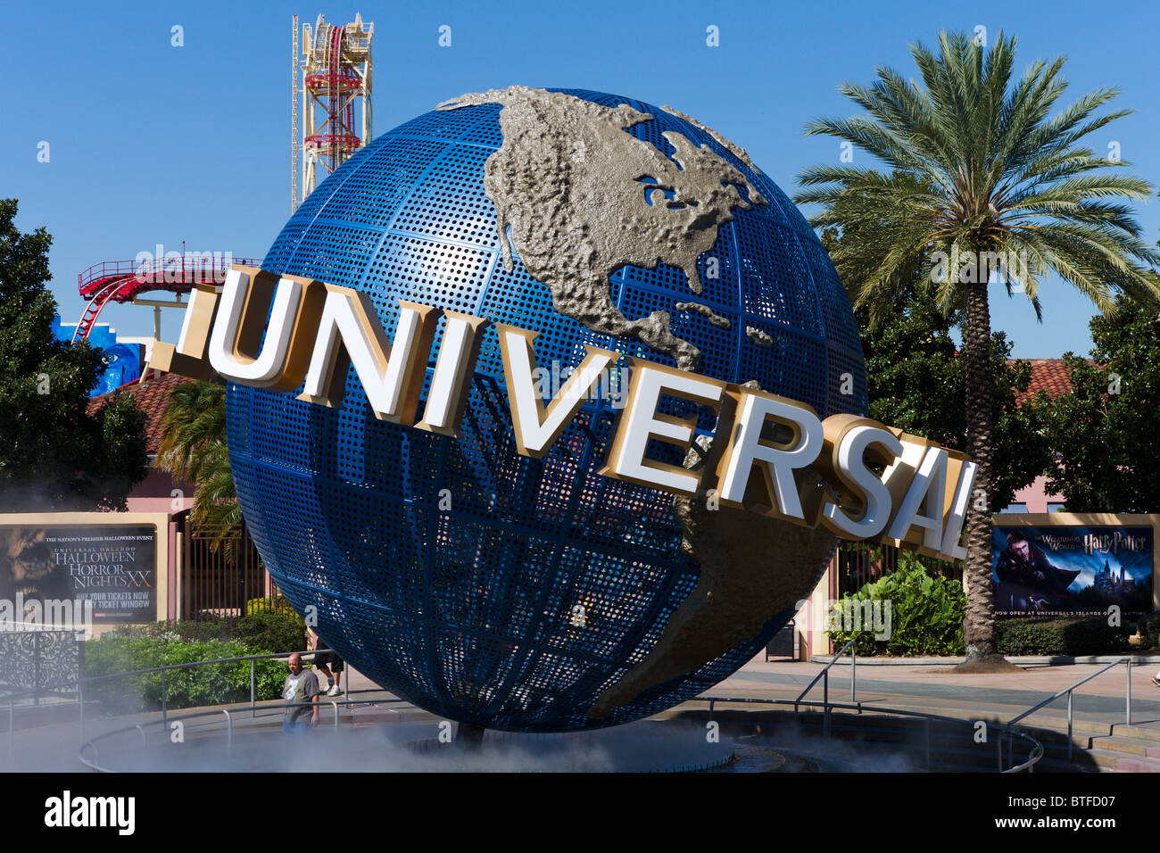 Globe Universal Studios, Universal Studios Orlando, Floride centrale, USA Banque D'Images