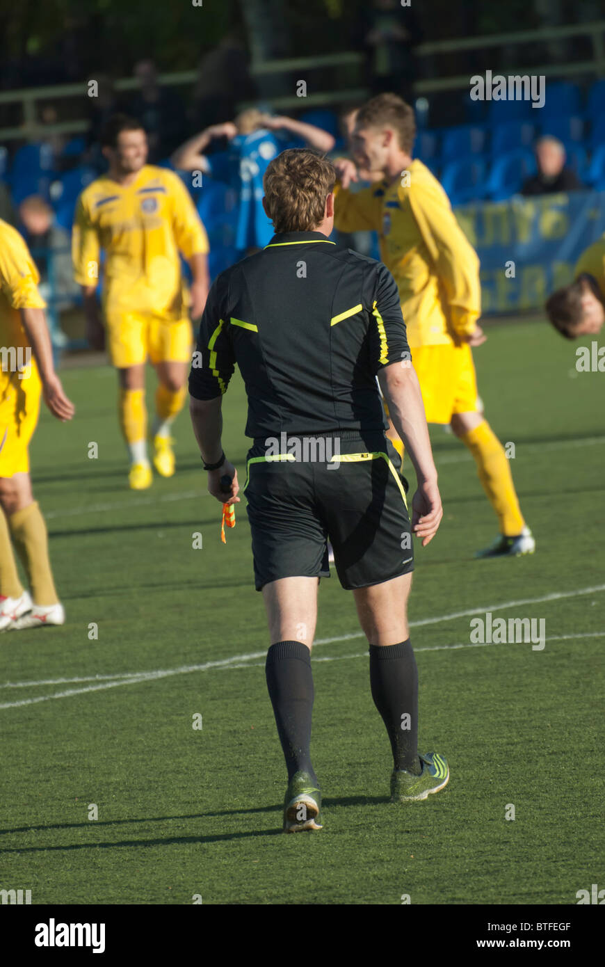 Arbitre de football Banque D'Images