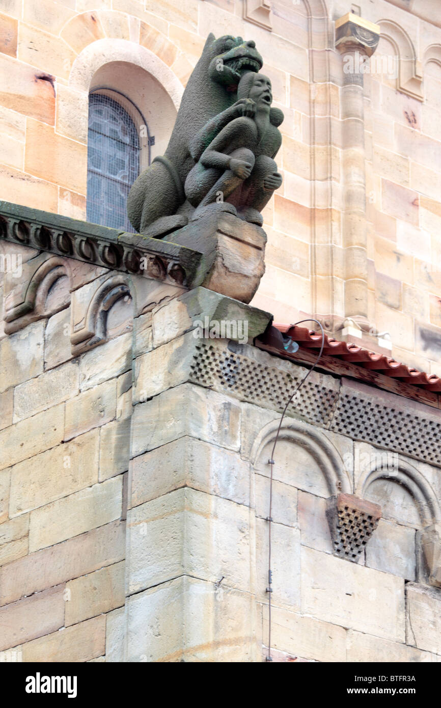 Église Saints-Pierre-et-Paul, Rosheim, Bas-Rhin, Alsace, France Banque D'Images