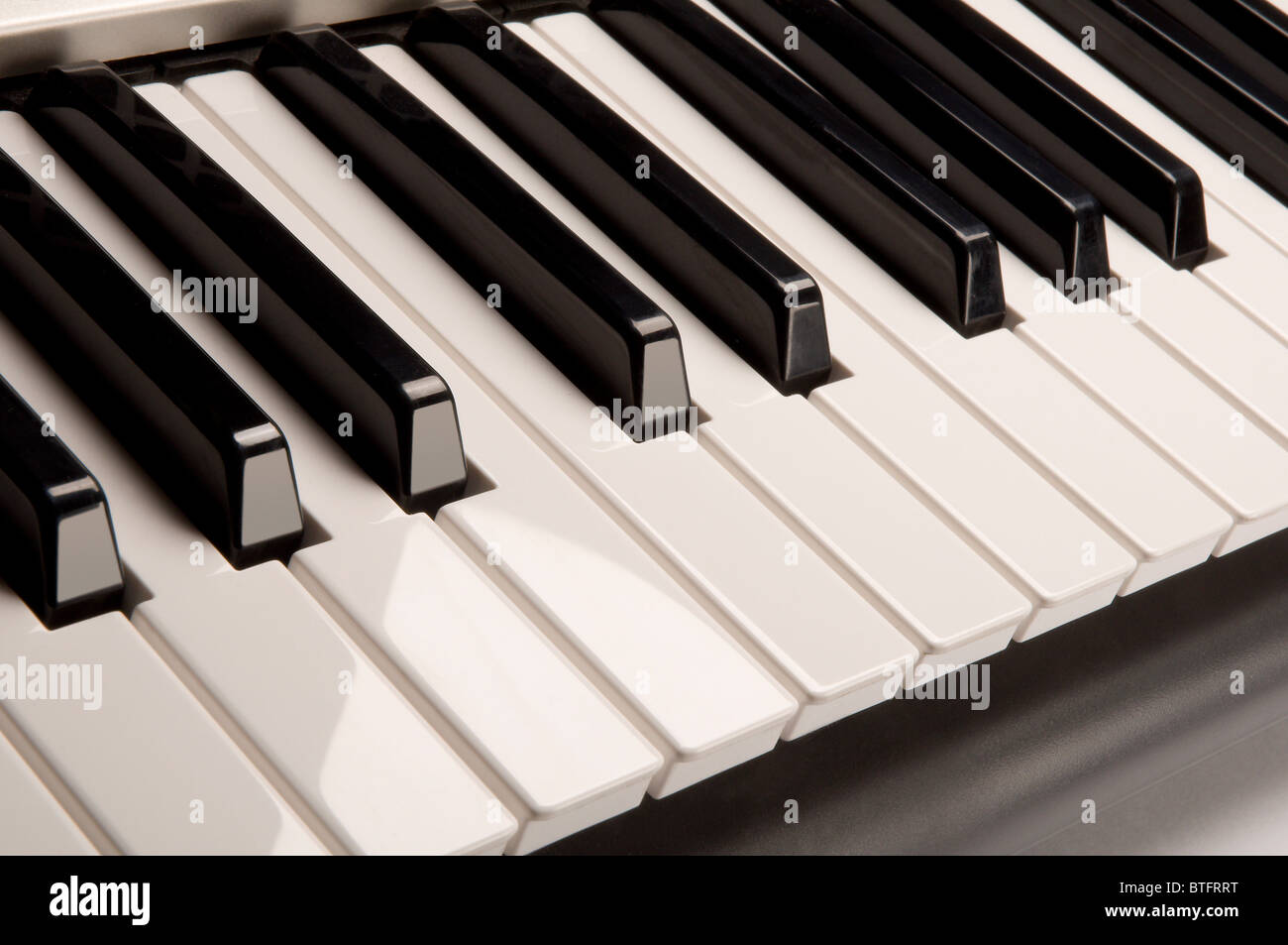 Touches de piano Banque D'Images