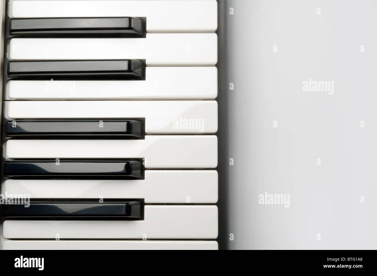 Touches de piano Banque D'Images