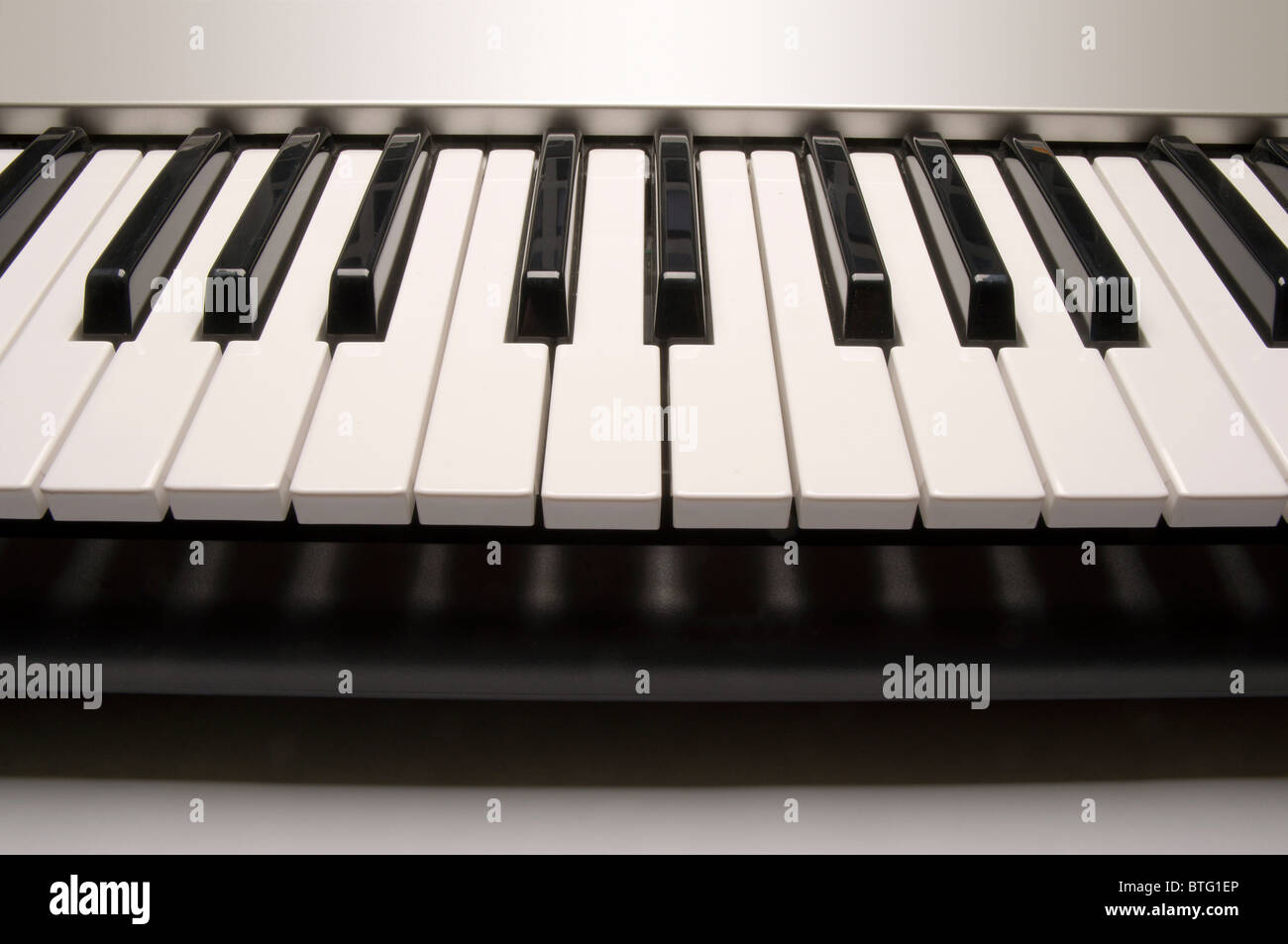 Touches de piano Banque D'Images