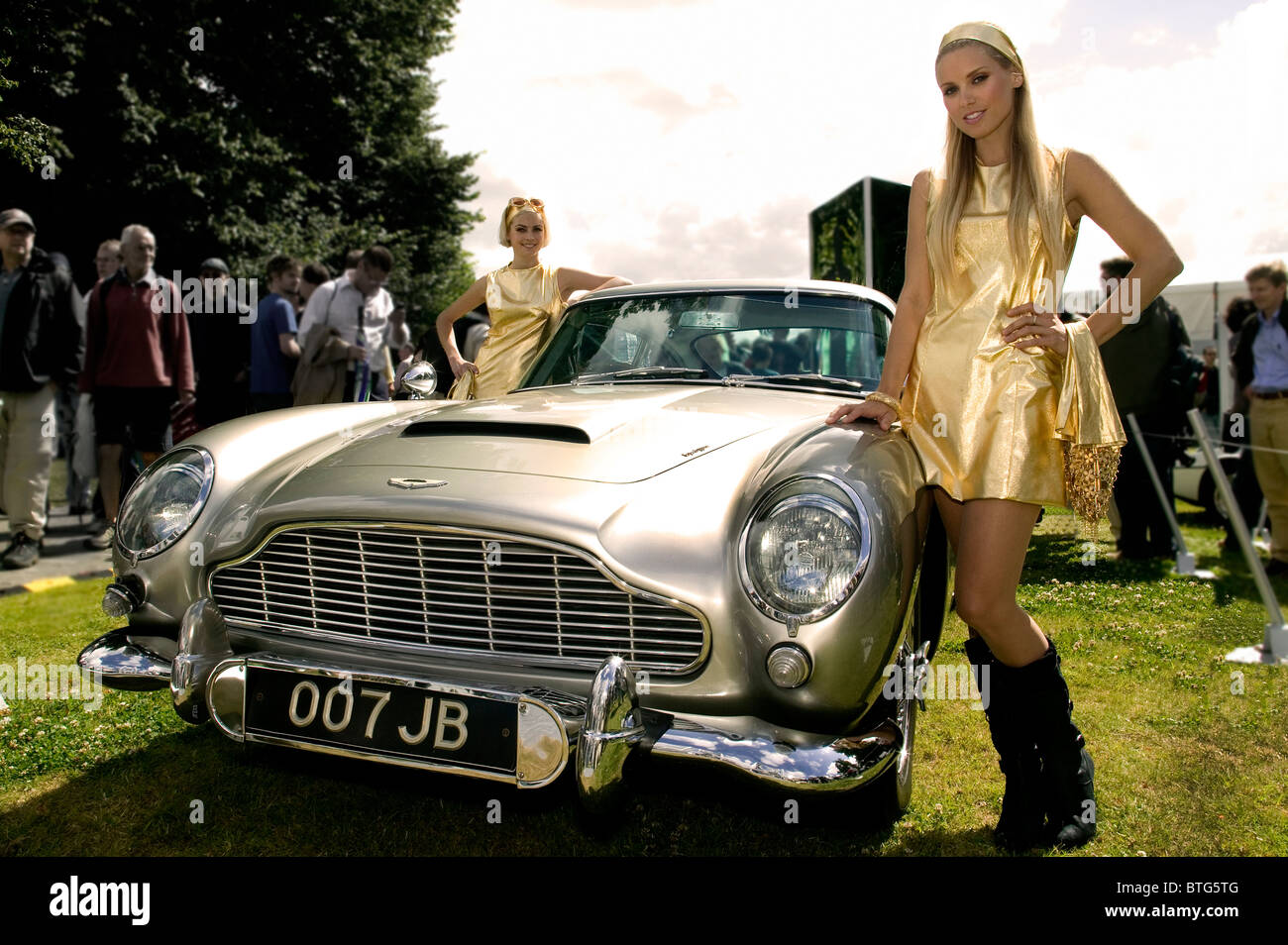 James Bond 007 Aston Martin DB5 Banque D'Images
