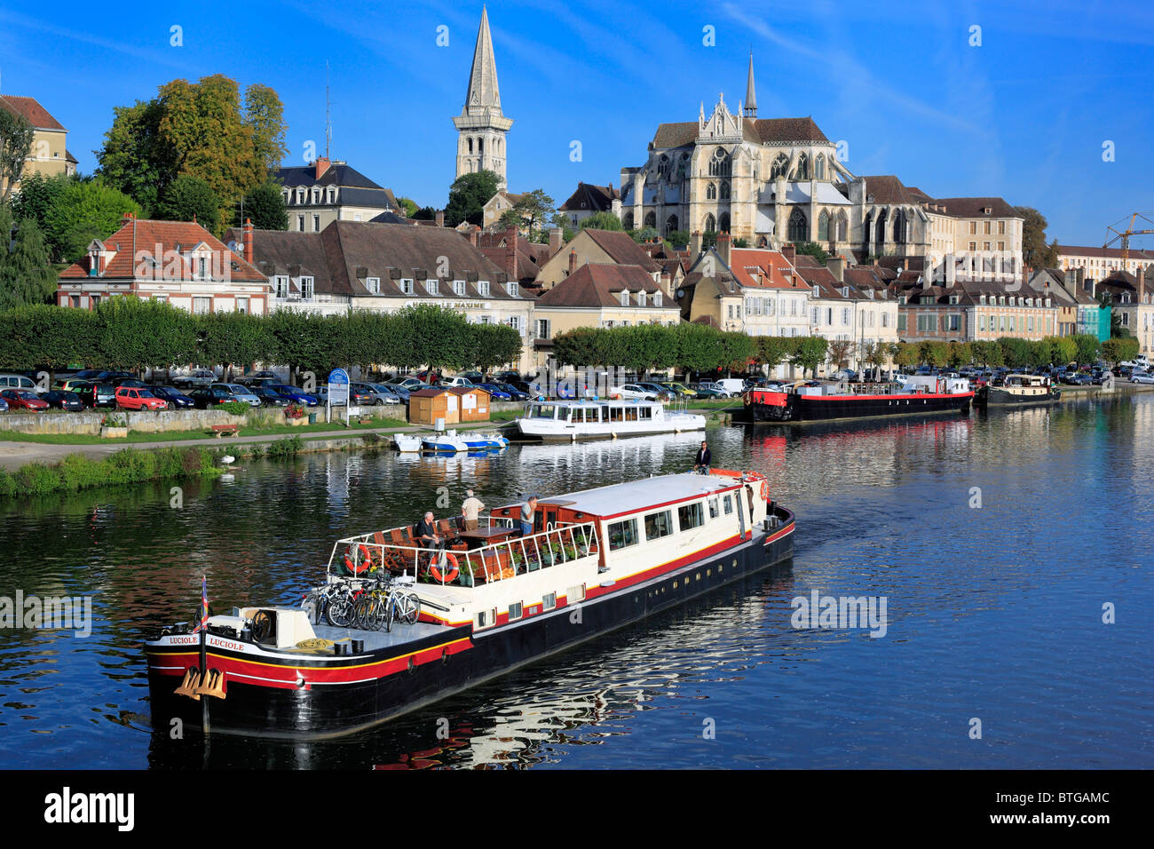Auxerre, Yonne, Bourgogne, France Banque D'Images
