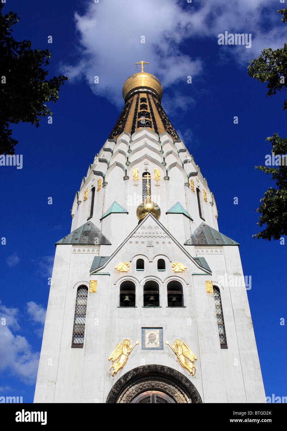 L'Église russe (1913), Leipzig, Saxe, Allemagne Banque D'Images