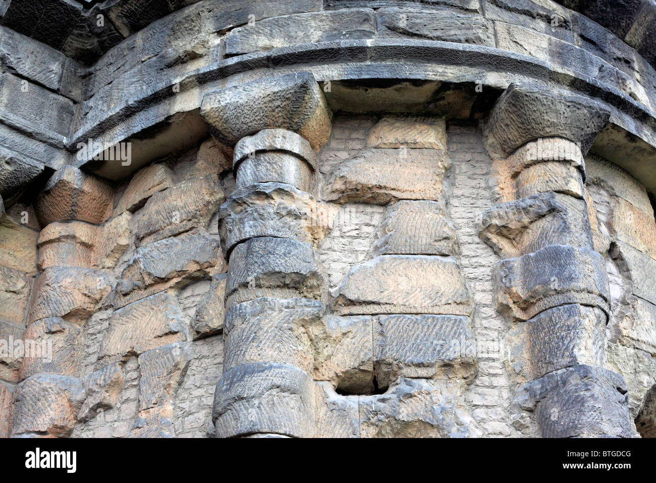 Porte de ville romaine Porta Nigra (180 AD), UNESCO World Heritage Site, Trèves, Rhénanie-Palatinat, Allemagne Banque D'Images