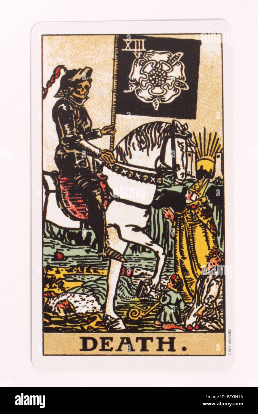 Carte de mort tarot Banque de photographies et d'images à haute résolution  - Alamy