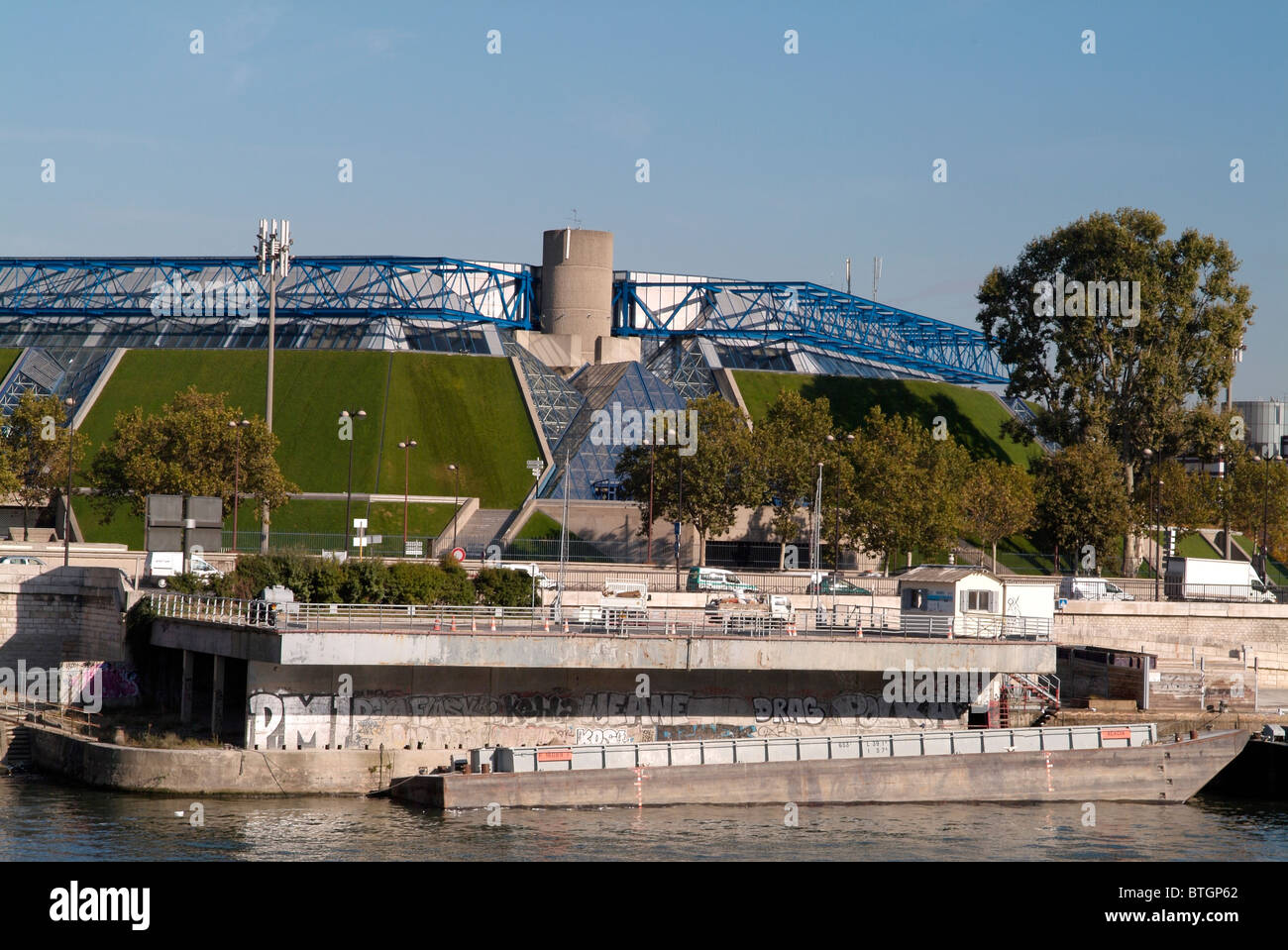 Le Palais Omnisports de Paris Bercy, Paris, capitale de la France Banque D'Images