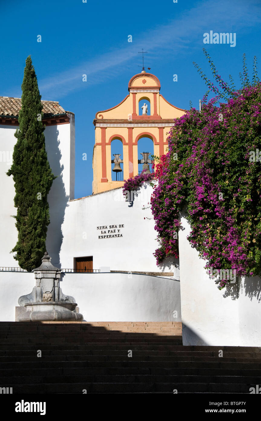 Cordoue, Andalousie Espagne Église Cristo de Los Faroles Banque D'Images