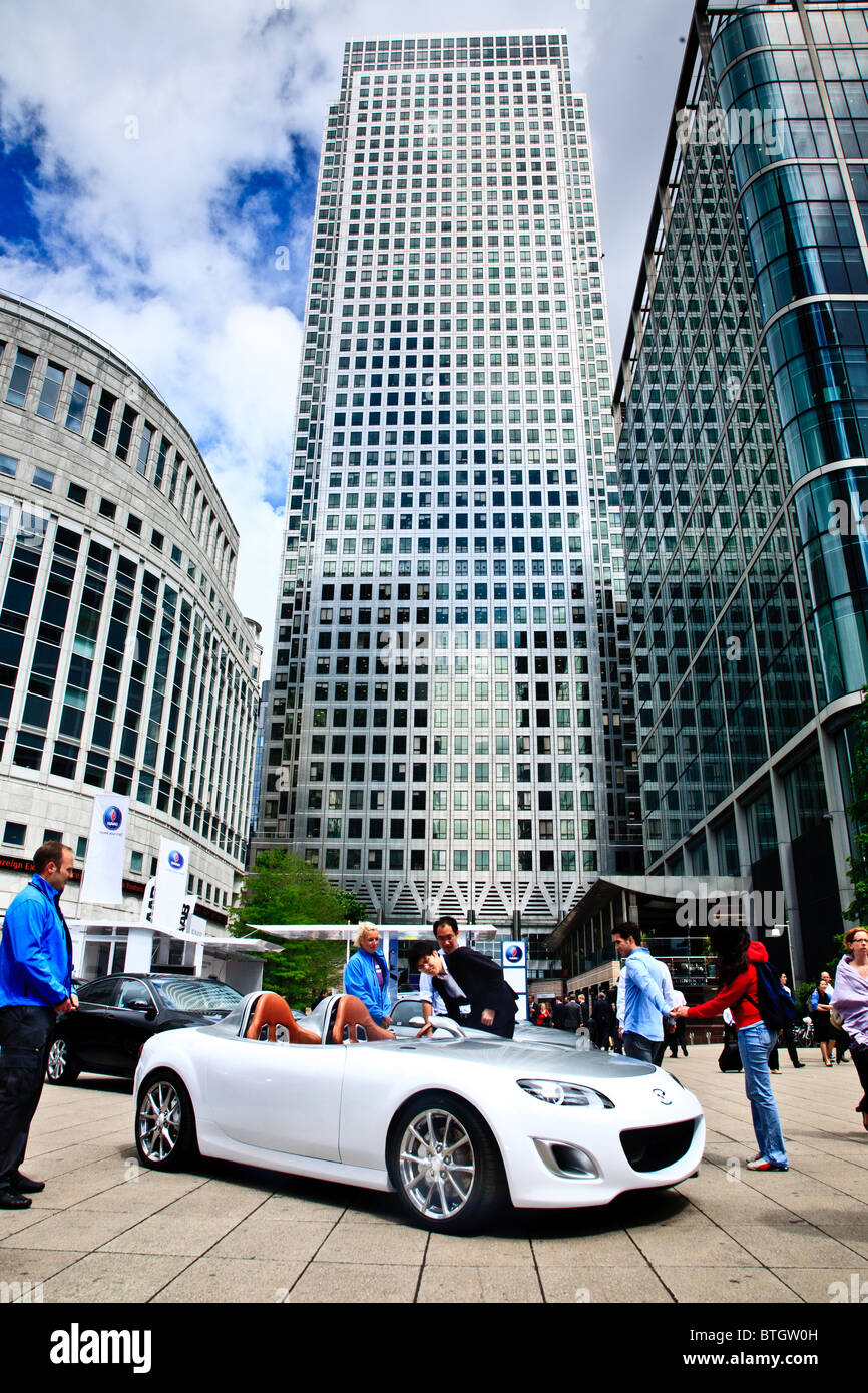 La Motor expo, à Canary Wharf, London Banque D'Images