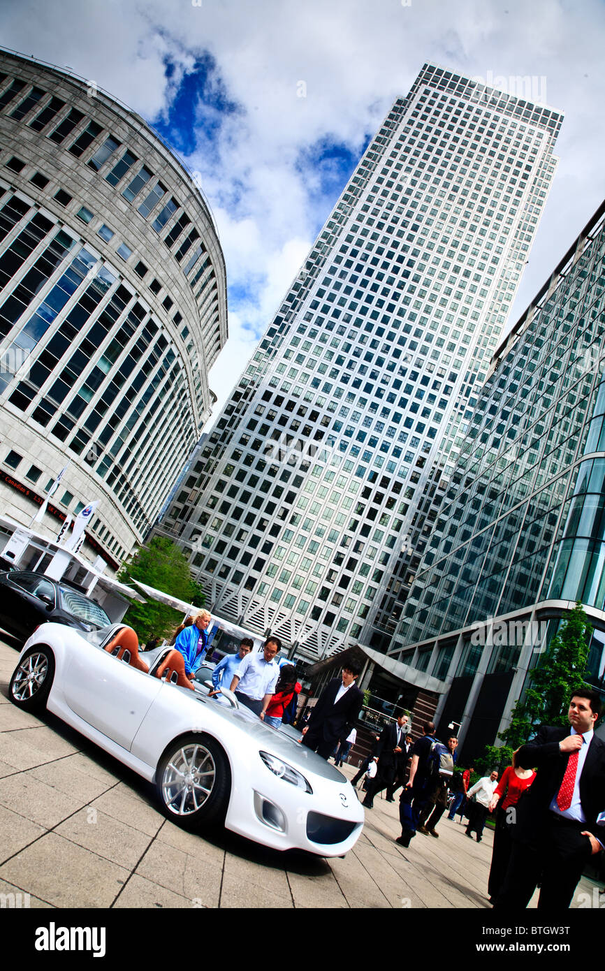 La Motor expo, à Canary Wharf, London Banque D'Images