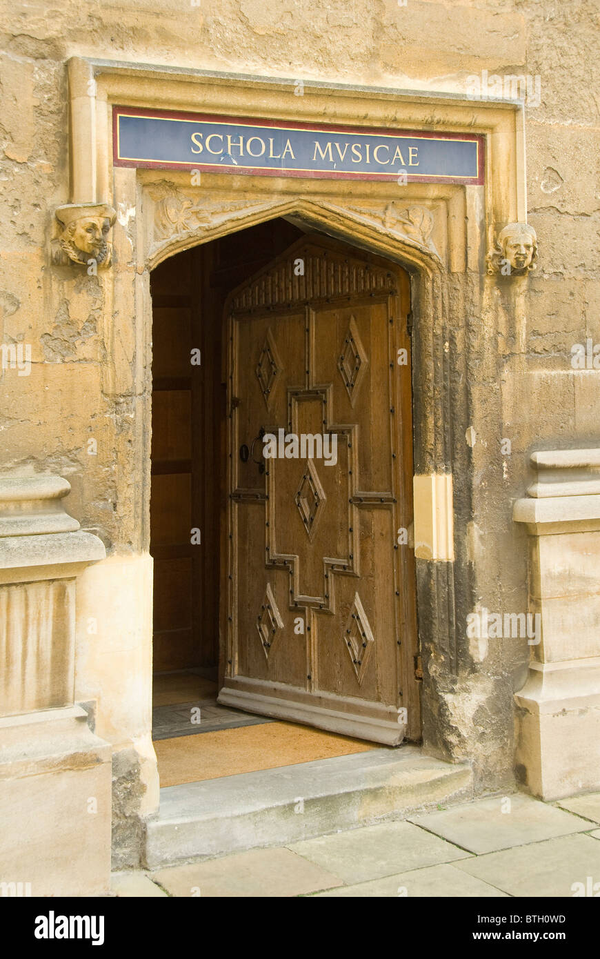 L'école de musique, Bodleian Library, University, Oxford, Oxfordshire, England, UK Banque D'Images