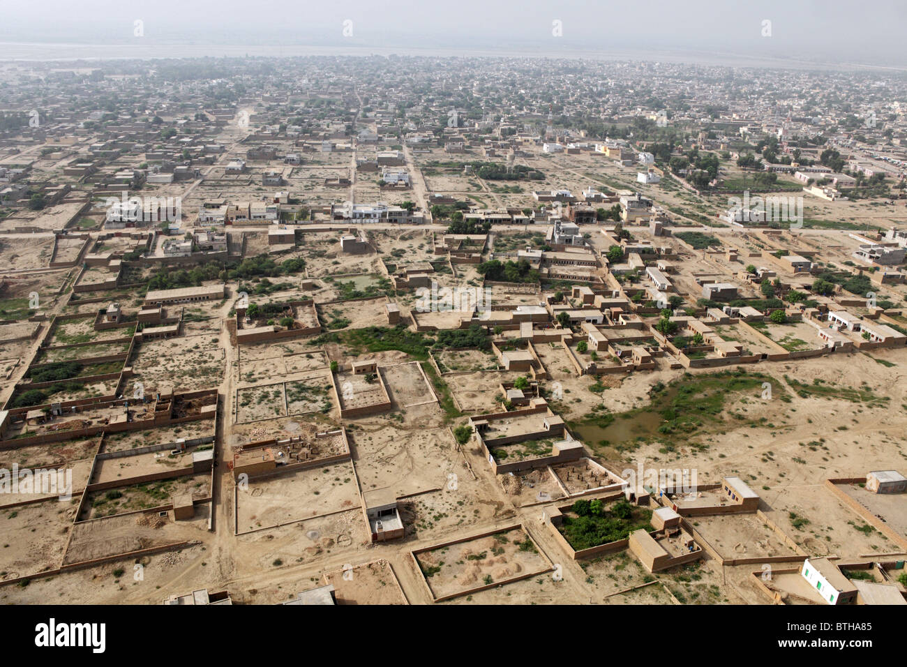 Vue sur la ville, Taunsa, Pakistan Banque D'Images