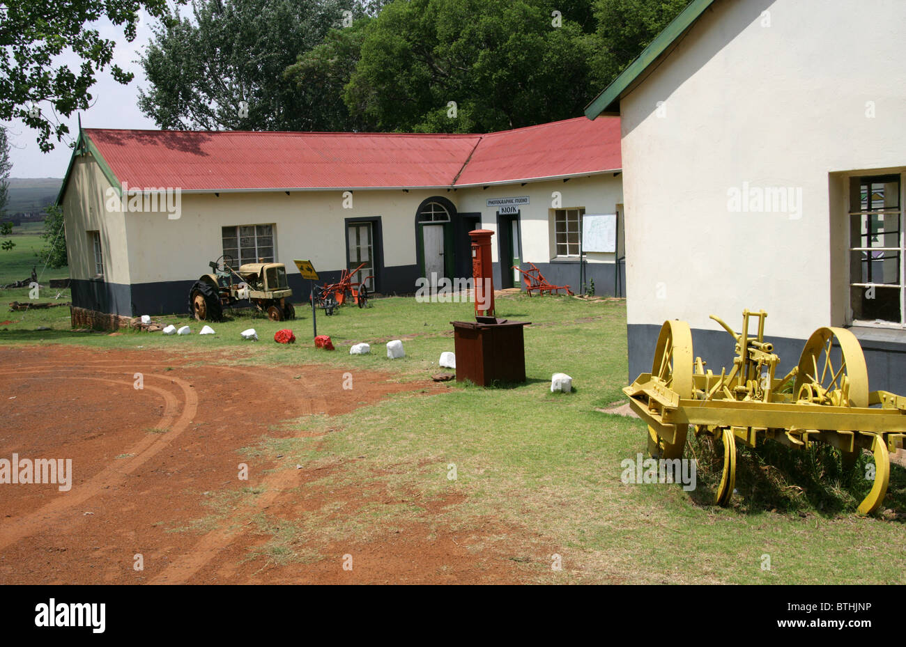 Botshabelo Historical Village, Afrique du Sud. Banque D'Images